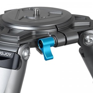 Kingjoy trépied en fibre de carbone à jambe amovible pour appareils photo numériques