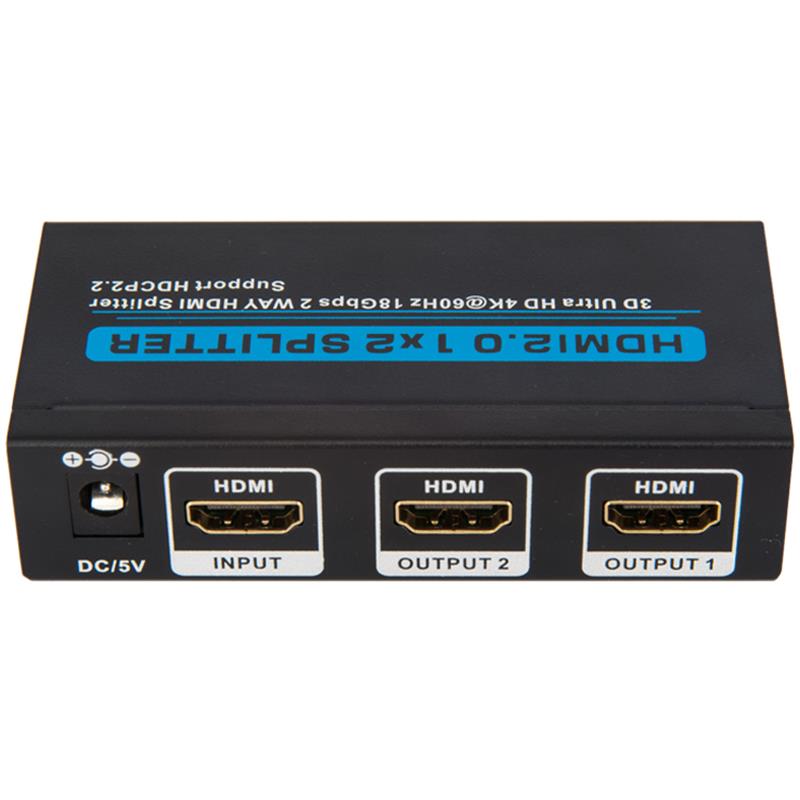 Prise en charge du répartiteur V2.0 HDMI 1x2 3D Ultra HD 4Kx2K @ 60Hz HDCP2.2