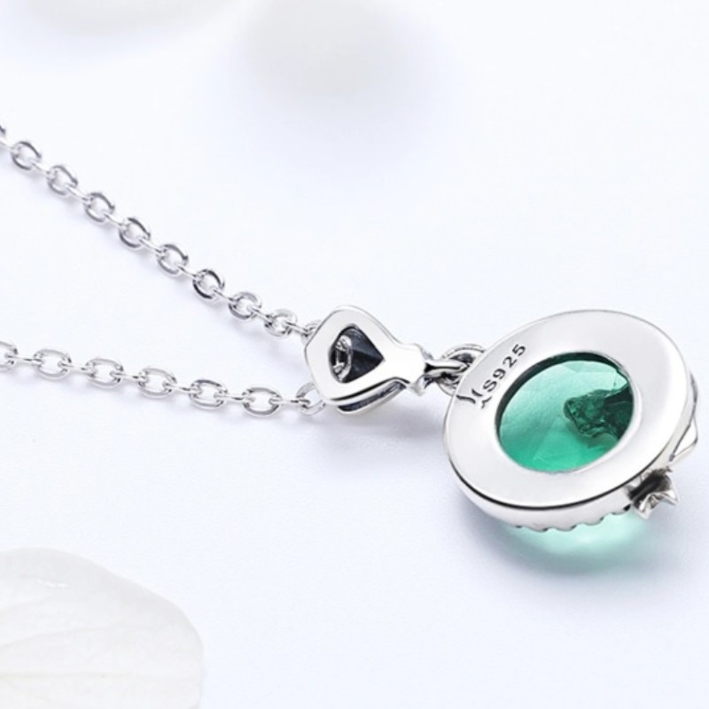 Collier en argent sterling avec pendentif sirène pour femme collier avec pierre de naissance