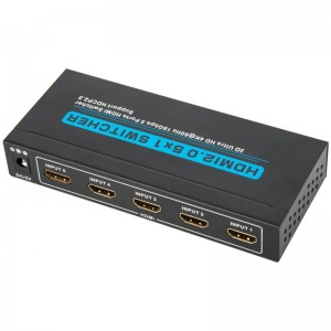 Prise en charge du commutateur V2.0 HDMI 5x1 3D Ultra HD 4Kx2K @ 60Hz HDCP2.2