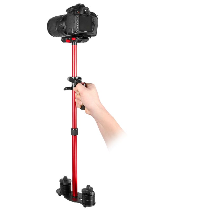 KINGJOY Stabilisateur de caméra mini portable VS-060 de 600 mm / 23,62 pouces pour reflex