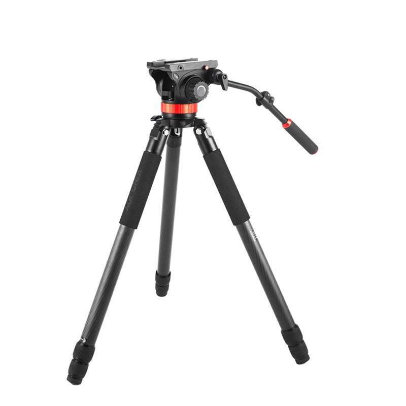Kingjoy Trépied pour caméra vidéo flexible en fibre de carbone K4207