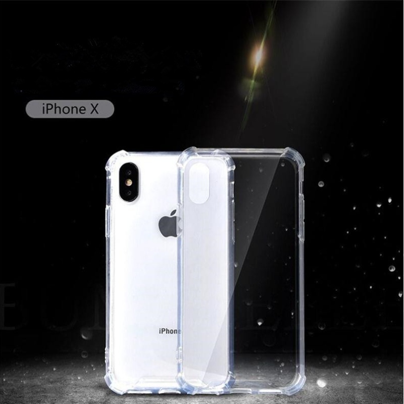 iPhone X / iPhone XS TPU + Housse de protection pour téléphone portable transparente et anti-impact
