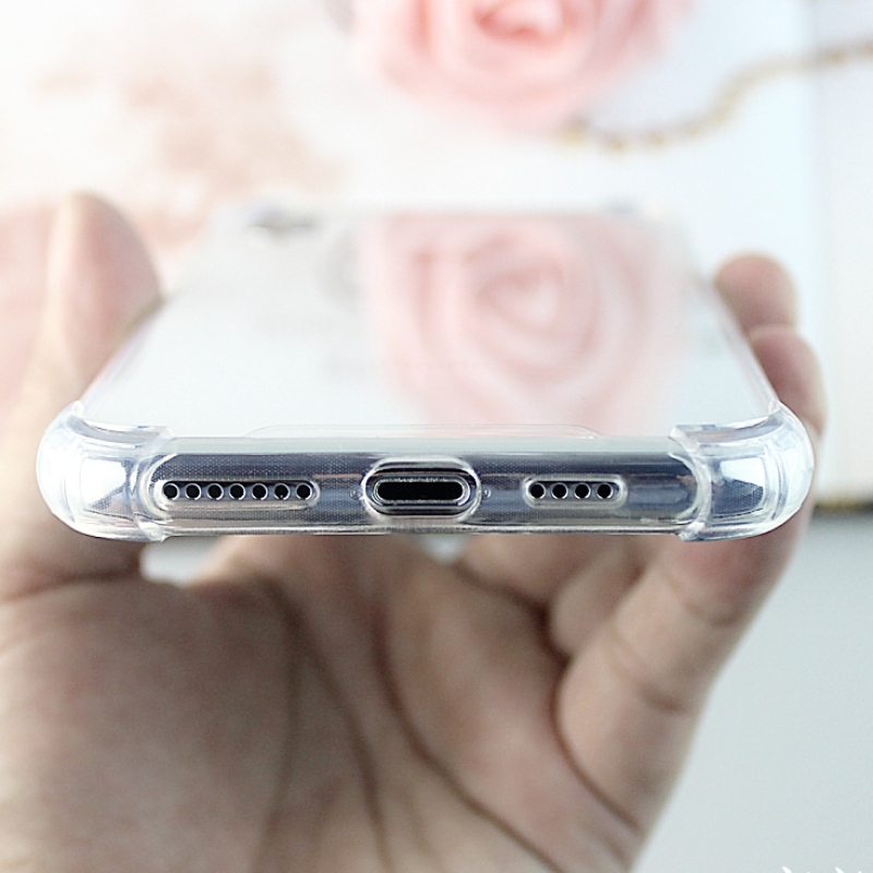 iPhone X / iPhone XS TPU + Housse de protection pour téléphone portable transparente et anti-impact