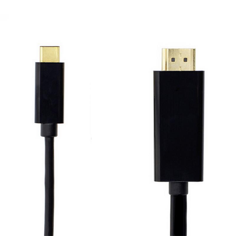 Câble USB C à HDMI de 6 pieds (4K @ 60Hz), câble USB de type C à HDMI [compatible Thunderbolt 3] pour MacBook Pro 16 '' 2019/2018/2017, MacBook Air / iPad Pro 2019/2018, Surface Book 2, Samsung S10 , et plus