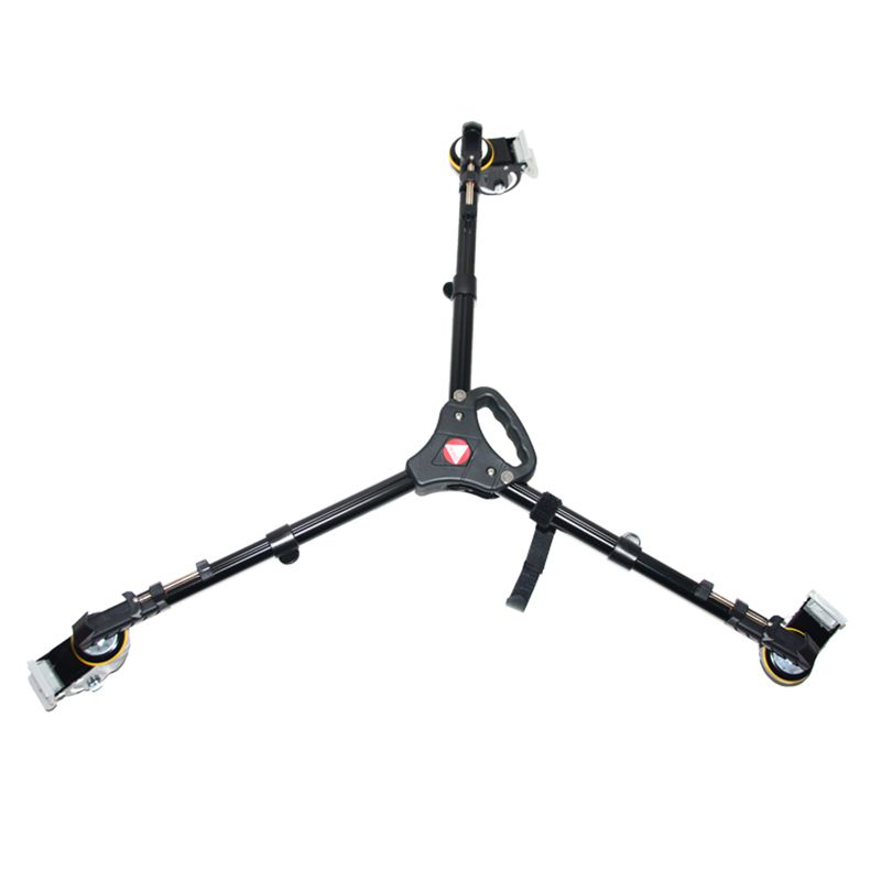 Kingjoy professionnel Heavy Duty trois roues vidéo trépied dolly slider VX-600 autres accessoires de trépied