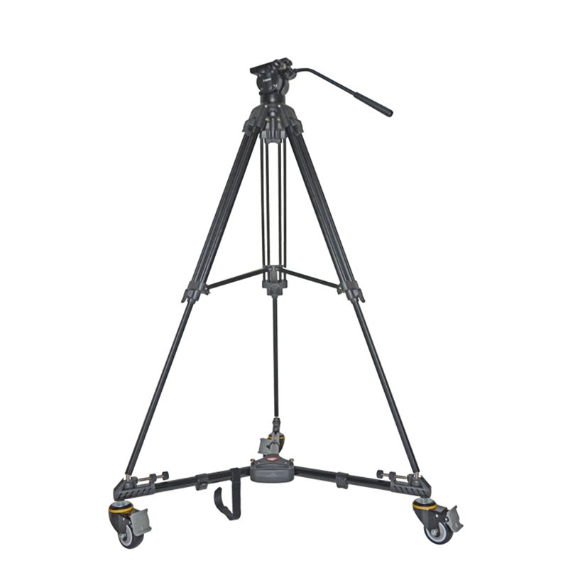 Kingjoy professionnel Heavy Duty trois roues vidéo trépied dolly slider VX-600 autres accessoires de trépied