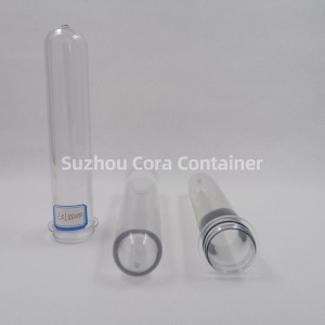 Préforme moussante de bouteille d'animal familier du cou Size32mm de cou de 55g pour l'emballage cosmétique