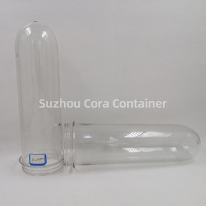 Préforme d'animal familier de Plassitc d'animal familier de la taille 72mm de cou de 65mm pour l'eau de boisson