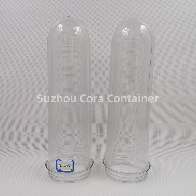 Préforme d'animal familier de Plassitc de taille de cou de 72mm de 65mm 275g pour l'huile de boisson de l'eau