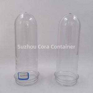 Préforme d'animal de compagnie en plastique de la taille 62mm de cou de 55mm 140g pour l'huile de boisson de l'eau