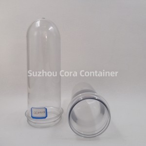 Préforme d'animal de compagnie en plastique de la taille 62mm de cou de 55mm 140g pour l'huile de boisson de l'eau