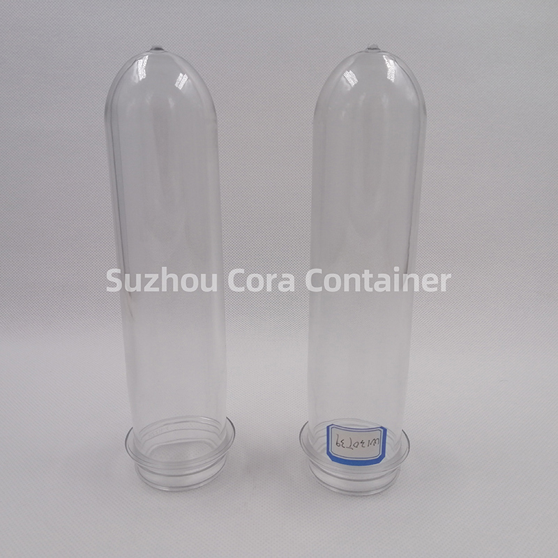 Préforme d'animal familier de Plasitc de taille de cou de 39mm 130g pour l'huile de boisson de l'eau