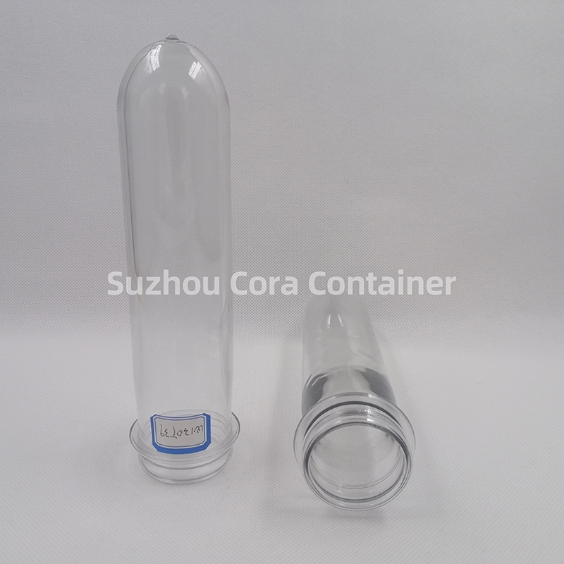 Préforme d'animal familier de Plasitc de taille de cou de 39mm 130g pour l'huile de boisson de l'eau