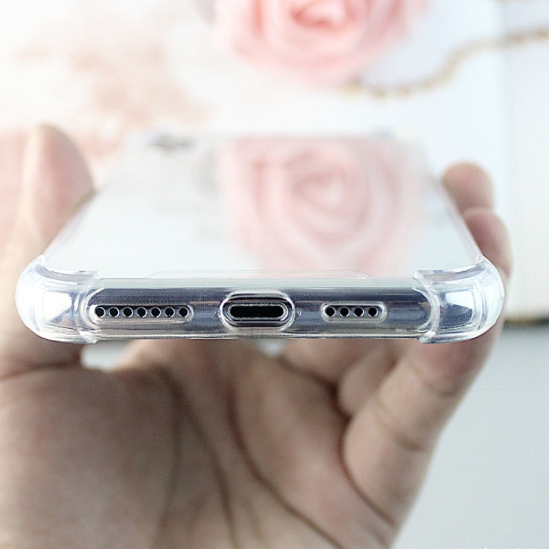 Coque en TPU + PC pour iPhone XS Max très transparente avec coins anti-impact