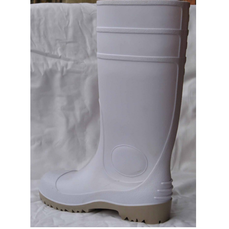 Chaussures de sécurité alimentaire PVC blanches