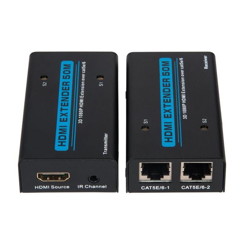 V1.3 HDMI Extender 50m sur câble double cat5e / 6 Prise en charge Full HD 1080P