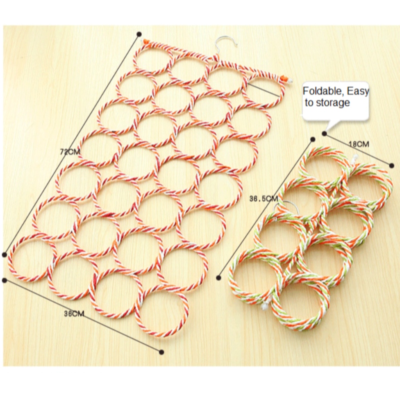 Porte-cintres de rangement pour organisateur à 28 boucles