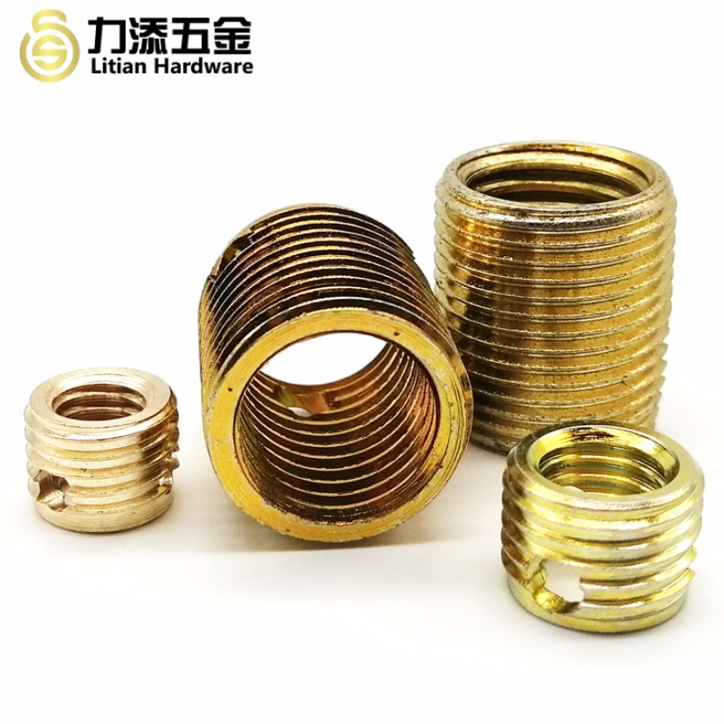 Usine vente chaude M3-M12 laiton inserts de serrure à clé