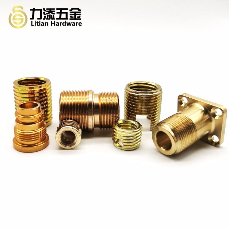 Usine vente chaude M3-M12 laiton inserts de serrure à clé