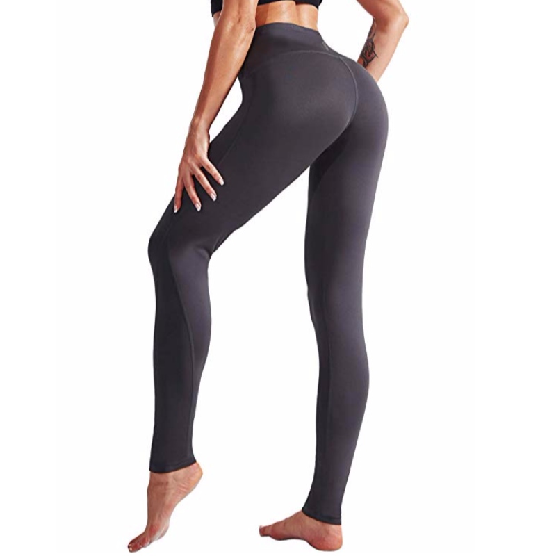 Leggings d'entraînement de taille haute pour le yoga avec des pantalons à poches