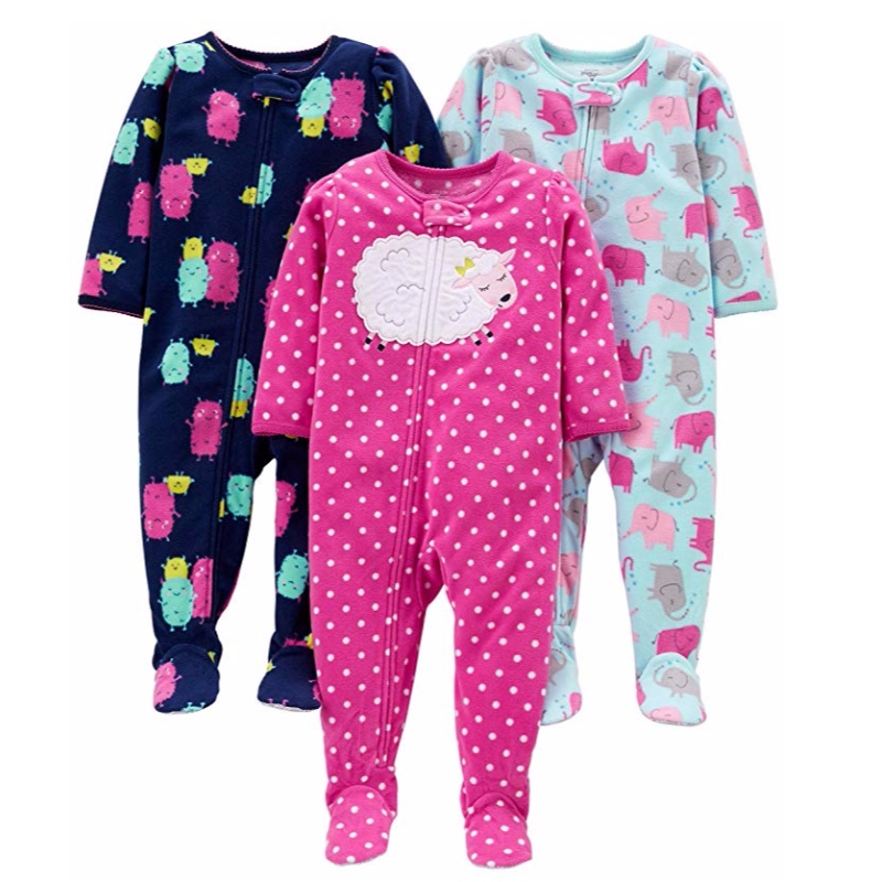 Paquet de 3 pyjamas amples en molleton avec culottes flottantes pour bébé et enfant en bas âge de Carter's