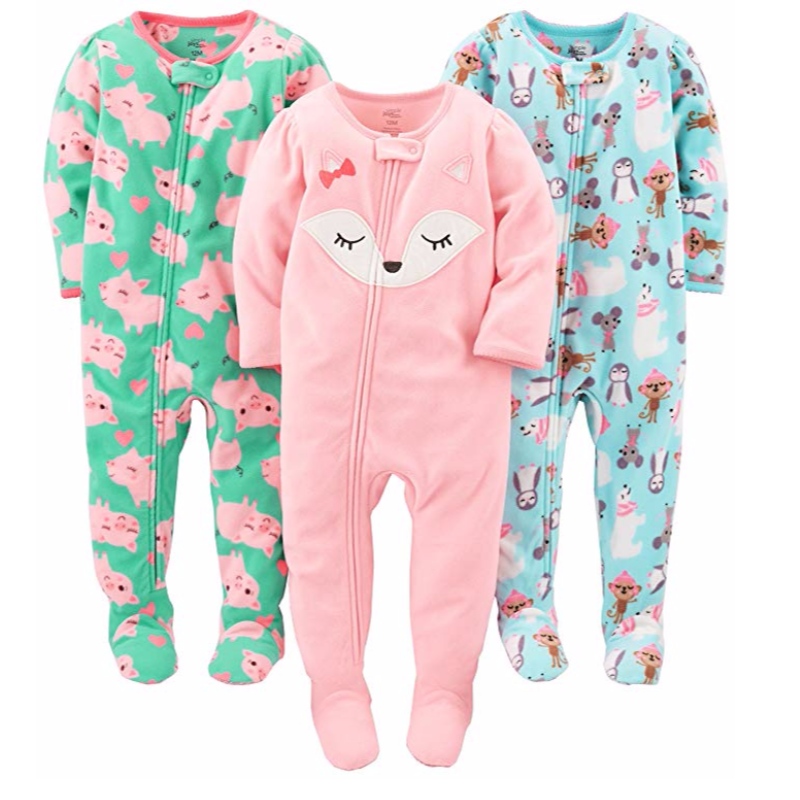 Paquet de 3 pyjamas amples en molleton avec culottes flottantes pour bébé et enfant en bas âge de Carter's