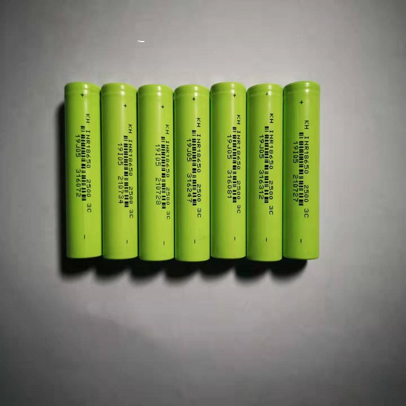 18650-2500mAh 9Wh 3C batterie lithium-ion