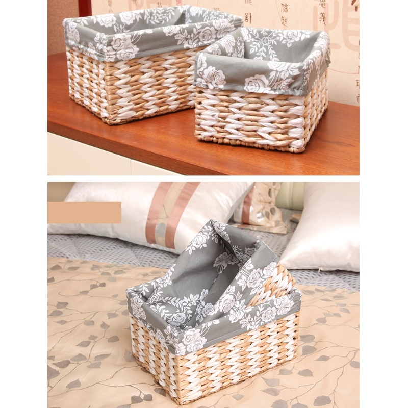 Panier tissé en paille