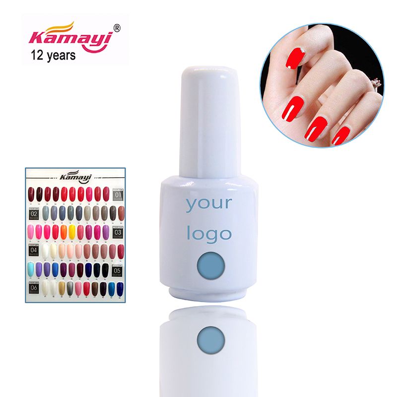 Kamayi Soak Off 8 ml Gel de couleur Nail Art Pas cher de haute qualité Canny Soak Off Nail Supply 60 couleurs LED Nail Gel Polish