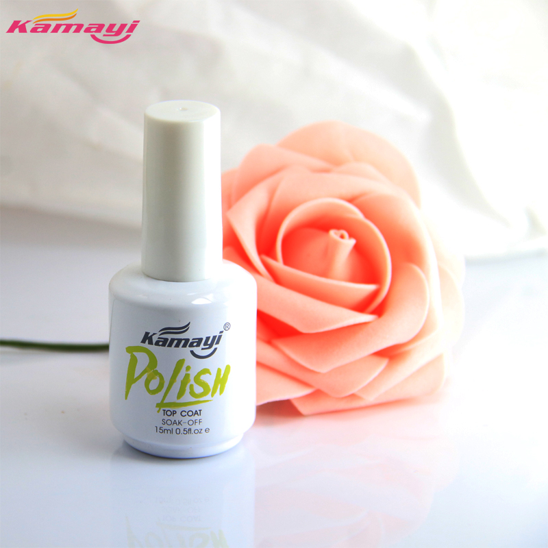 2019 nouveau 15 ml Kamayi trempé haute brillance longue durée sans essuyer vernis à ongles vernis à ongles tremper hors gel UV privé mon étiquette