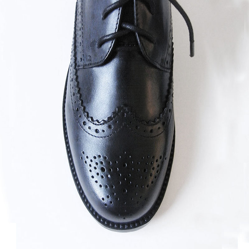 Chaussures Brogue en cuir pour femme