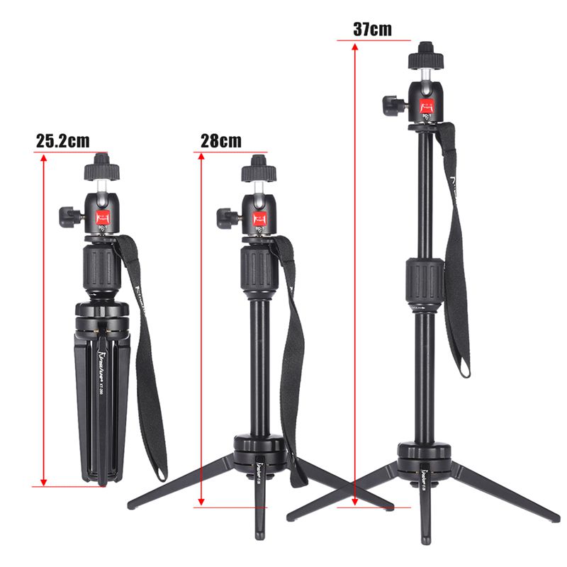 Meilleur trépied d'appareil photo professionnel, support de trépied DSLR KT-200 + QD-1