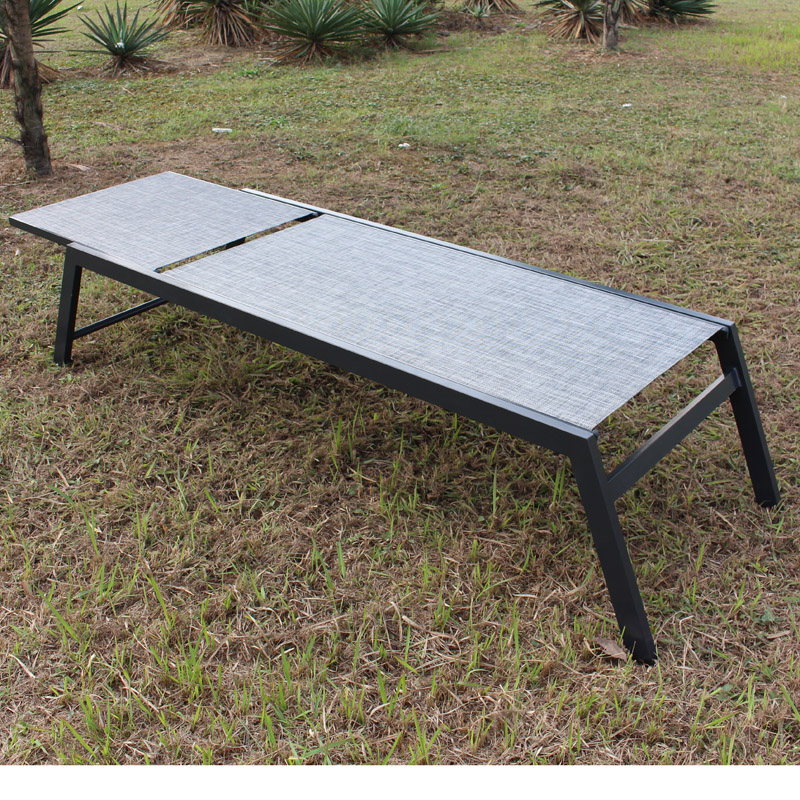 Bain de soleil en aluminium
