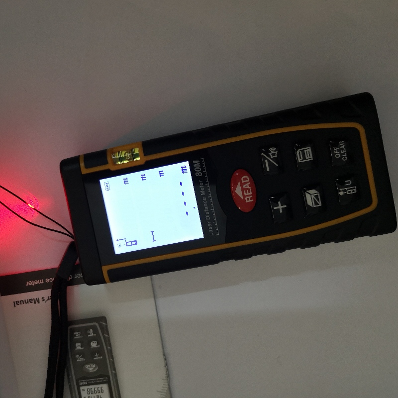 Testeur de distance laser numérique 40 mètres 60 mètres 80 mètres et 100 mètres