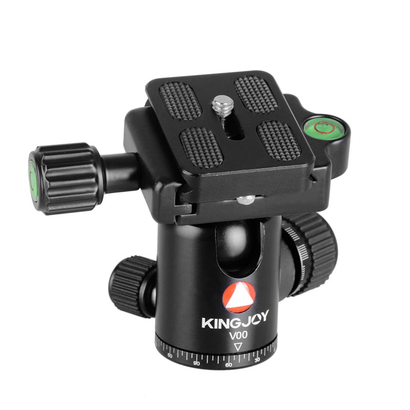 KINGJOY CNC usinage panoramique caméra trépied rotule pour caméra