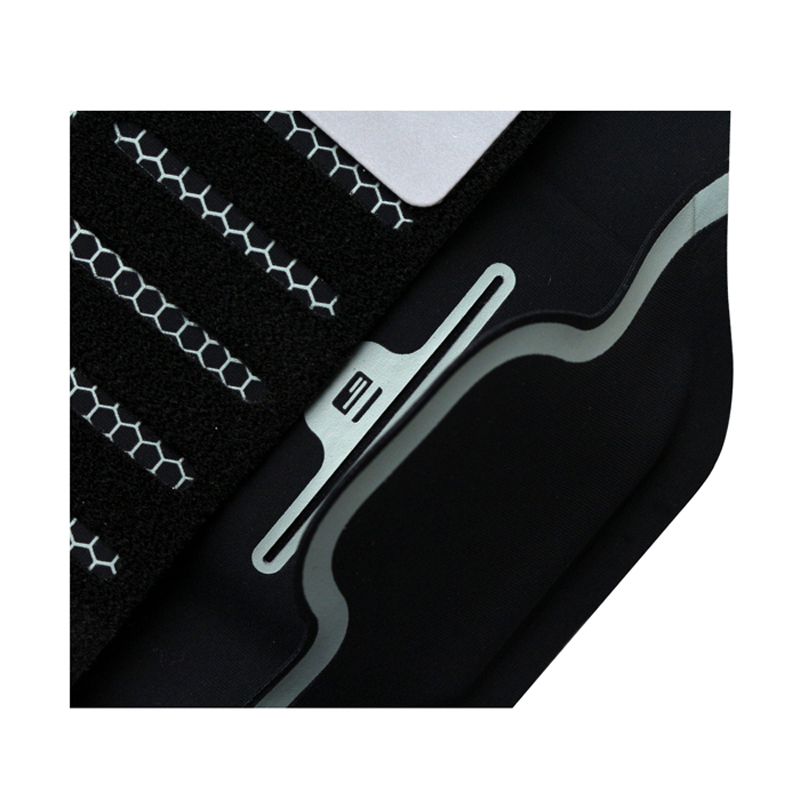 Le logo fait sur commande universel extérieur a imprimé le brassard imperméable de sport de tissu de Lycra