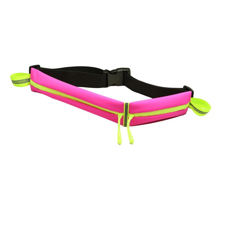 Ceinture de course à pied sport avec deux poches