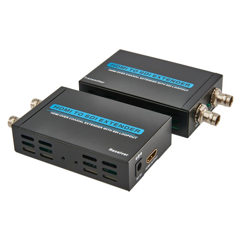 Extendeur HDMI vers SDI 100m Extendeur HDMI sur coaxial avec sortie SDI