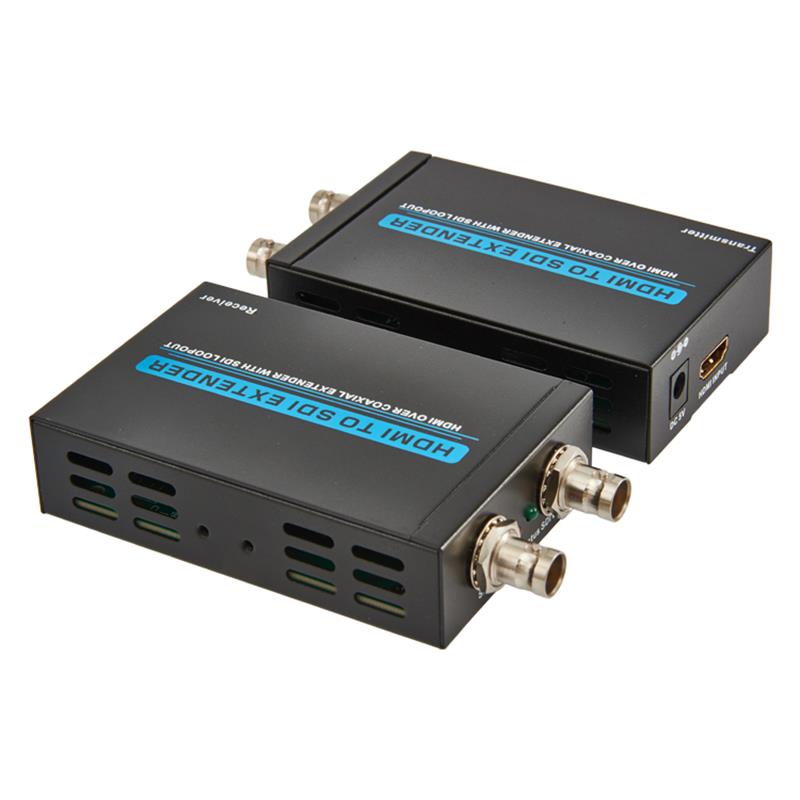 Extendeur HDMI vers SDI 100m Extendeur HDMI sur coaxial avec sortie SDI