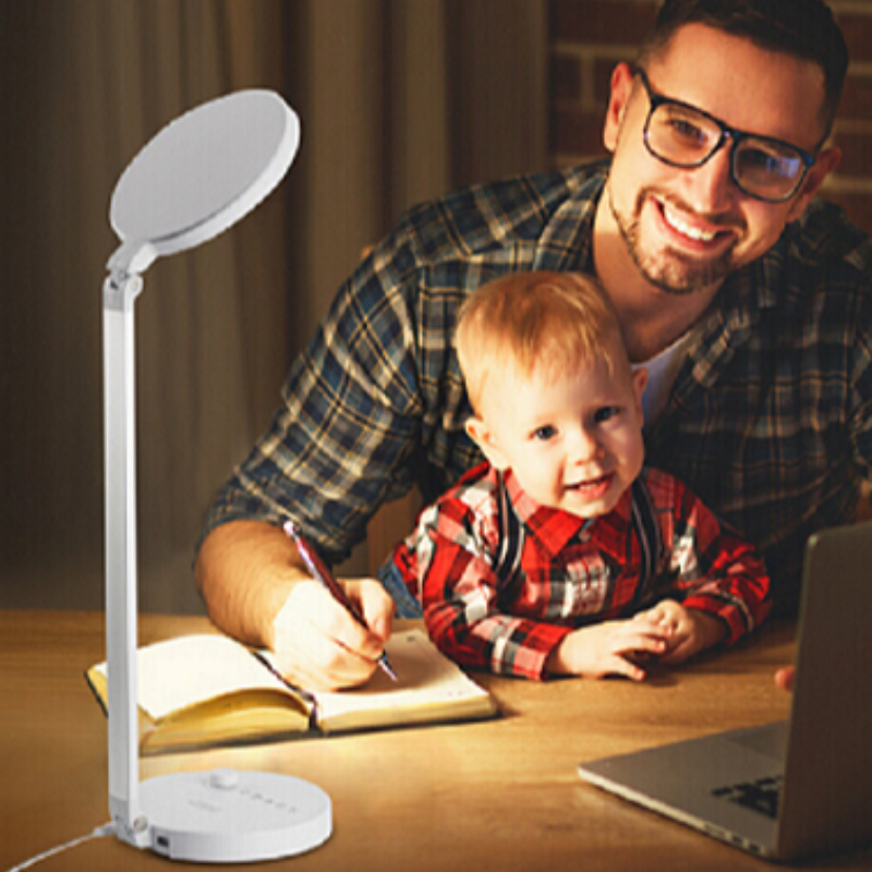 689S 4 modes d'éclairage LED lampe de bureau avec interface USB