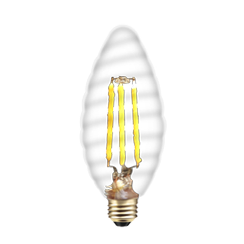 C35 lampe transparente à diodes électroluminescentes