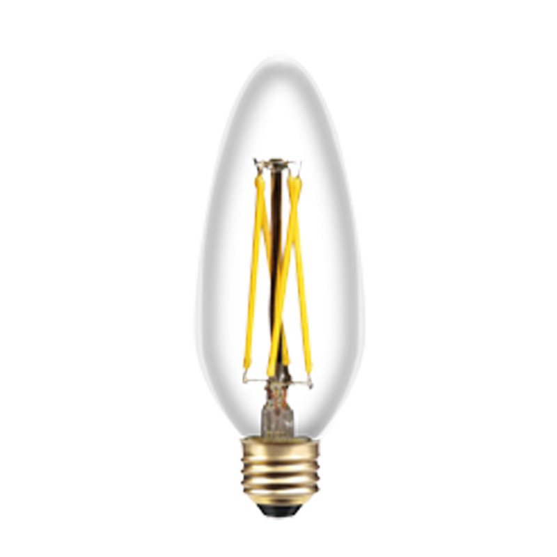 C35 lampe transparente à diodes électroluminescentes