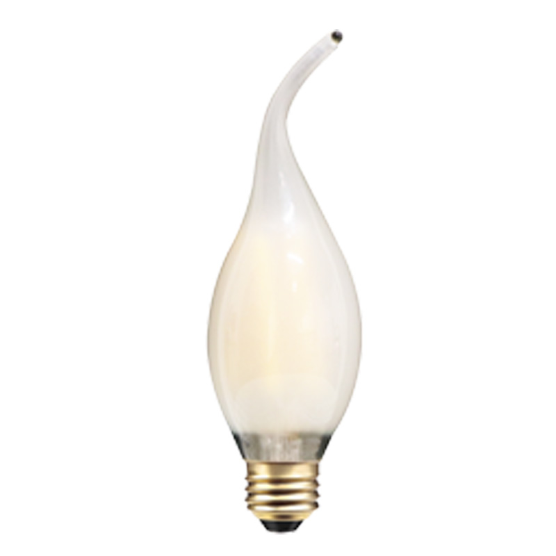 A60 lampe panoramique en verre à revêtement ambre 2W 4w 6W 8W