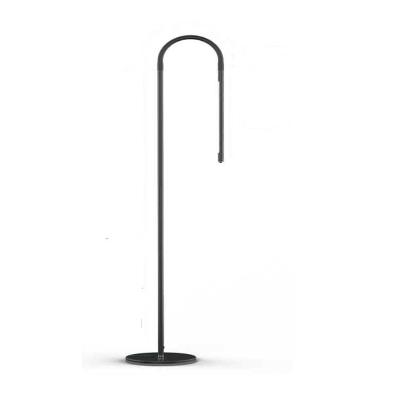 5118 - 7W Modern Extreme rare Alloy Floor Illumination Internal vertical LED Black Aluminum light