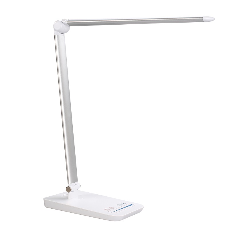 58x éclairage réglable de rechargeur de bureau moderne activé par contact de lampe de table LED avec port de charge USB