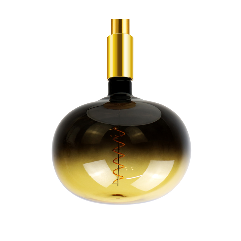 G125 Dark Amber ball 200 lumens nouvelle forme de conception led lumière à lanterne à filament doux