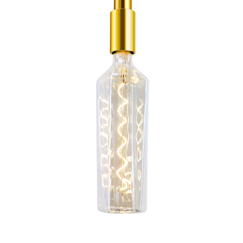 Whisky Gradient rose 4w bouteille forme multi coloré décoration mode led spirale filament lumière