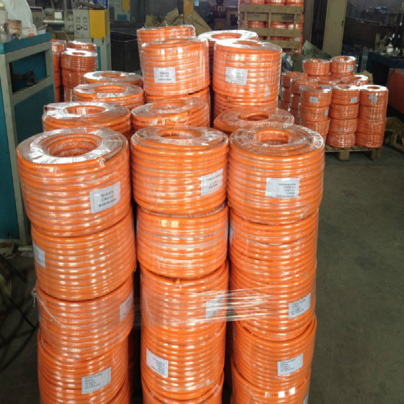 Tuyau de gaz jaune haute pression en PVC