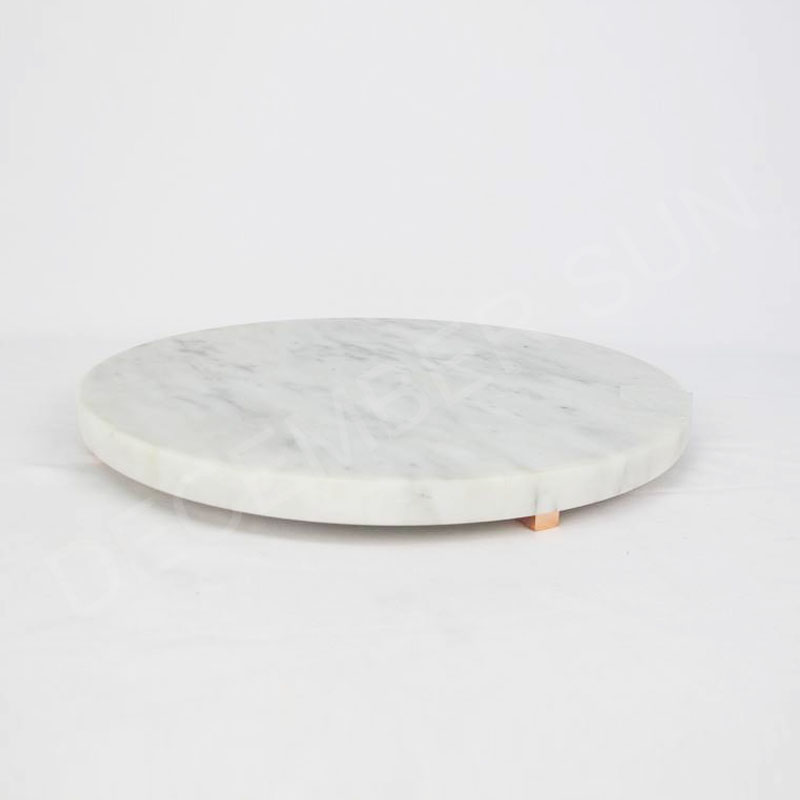 Meilleur prix stand de gâteau en marbre blanc